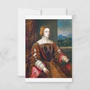 Save The Date Portrait de The Empress Isabella Of Portugal