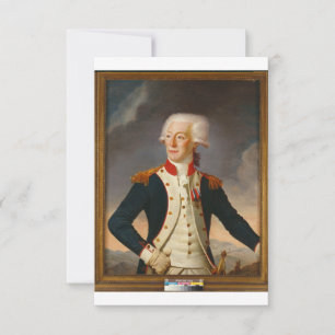 Save The Date Portrait du Marquis De Lafayette