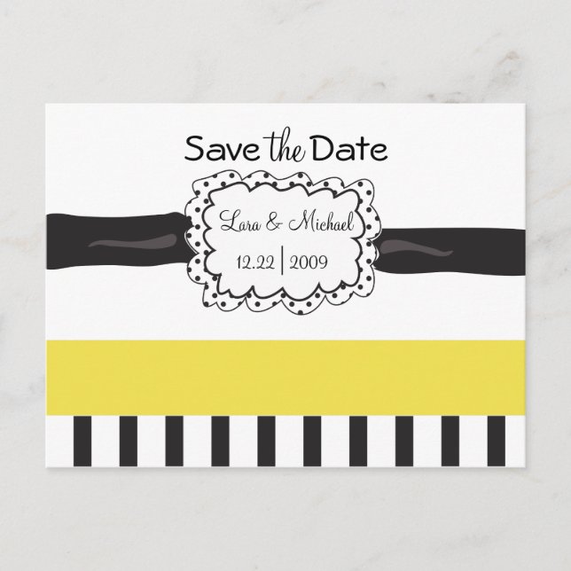 Save the Date Postkarte (Vorderseite)