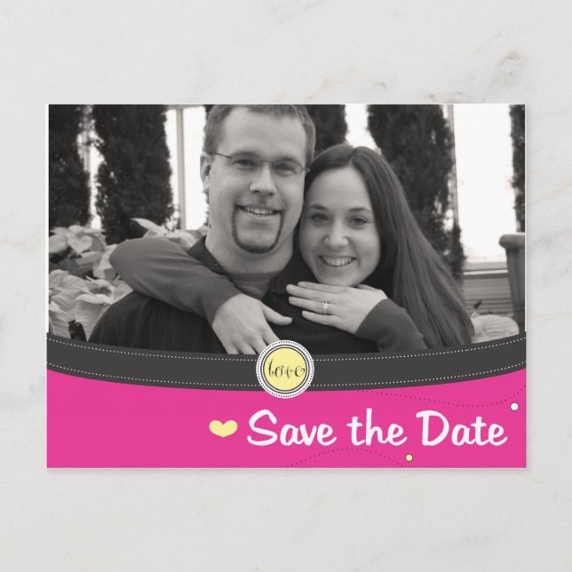 Save the Date Postkarte (Vorderseite)