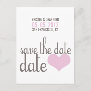 SAVE THE DATE Postkarte