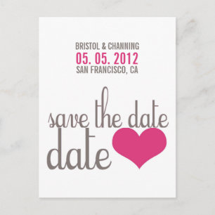 SAVE THE DATE Postkarte