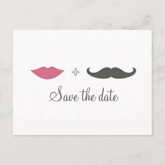 Save the Date Postkarte (Vorderseite)