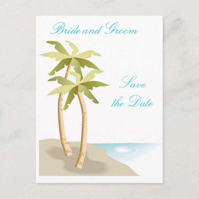 Save the Date Postkarte (Vorderseite)