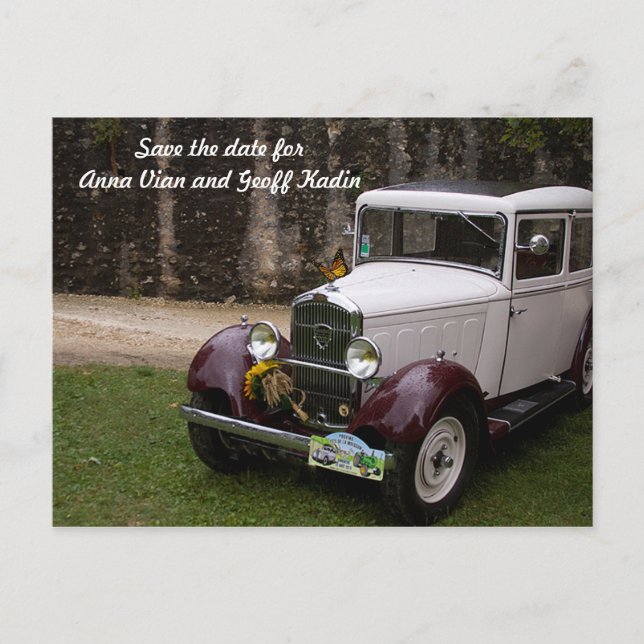 Save the Date Postkarte (Vorderseite)