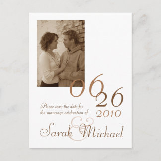 Save the Date Postkarte Foto 01