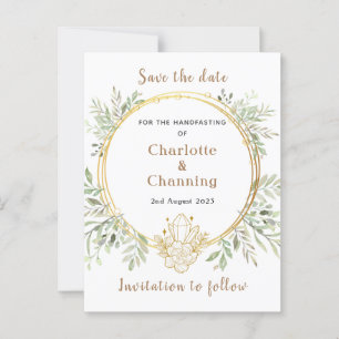 Save the Date Postkarte Handhabung Hochzeit