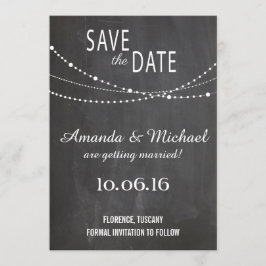 Save the Date Postkarte - Wandtafel für Stringleuc