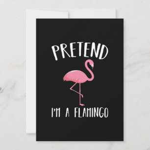 Save The Date Prétendre Que Je Suis Un Flamant rose Rose Drôle C