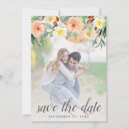 Save The Date Printemps Blossoms Mariage Photo Enregistrer La Da