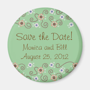 Save the Date Punkt-Magnet Magnet