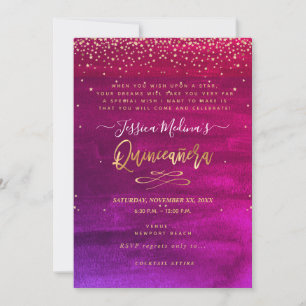 Save The Date Quinceañera, Écrit dans les étoiles, Red Ombre Car