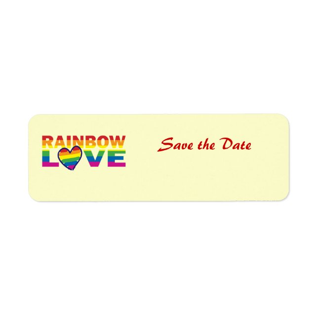 Save the Date/Rainbow-Hochzeit/Gay Pride (Vorne)