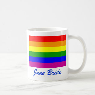 Save the Date/Rainbow-Hochzeit/Gay Pride Kaffeetasse