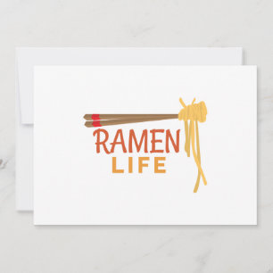 Save The Date Ramen Life Japonais Nourriture amusante Idée-cadea