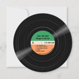 Save The Date Rayures de disque vinyle pour Sauver la date