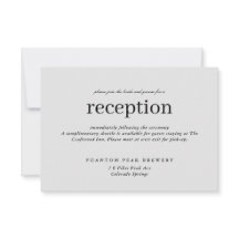 Réception De Mariage Neutre Simple Type