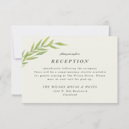 Save The Date Réception De Mariage Simple Branche