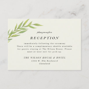 Save The Date Réception De Mariage Simple Branche