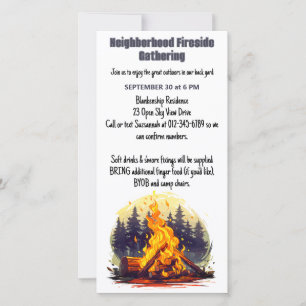 Save The Date Rencontre de quartier au coin du feu - Téléchargem