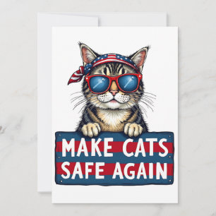 Save The Date Rendre les chats en sécurité, une fois de plus, le
