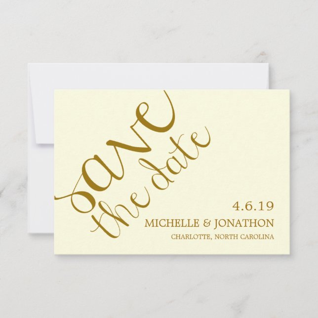 Save The Date Réservez la date | Stylo (Devant)