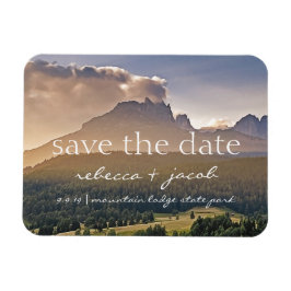 Save the Date/ Rett unseres Datums Rustikale Hochz Magnet