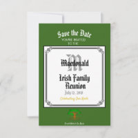 Réunion de famille irlandaise N'importe quel nom D