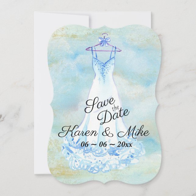 Save The Date Robe mariage (Devant)