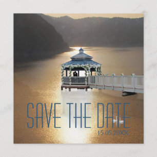 Save The Date Romance sur le lac Sauvez la date