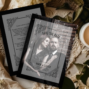 Save The Date Romantique Elégant Style Luxury Vintage Wedding