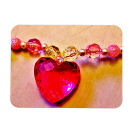 Save the Date rosa Herz Magnet