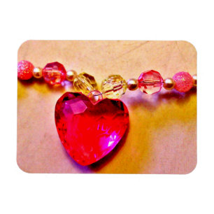 Save the Date rosa Herz Magnet