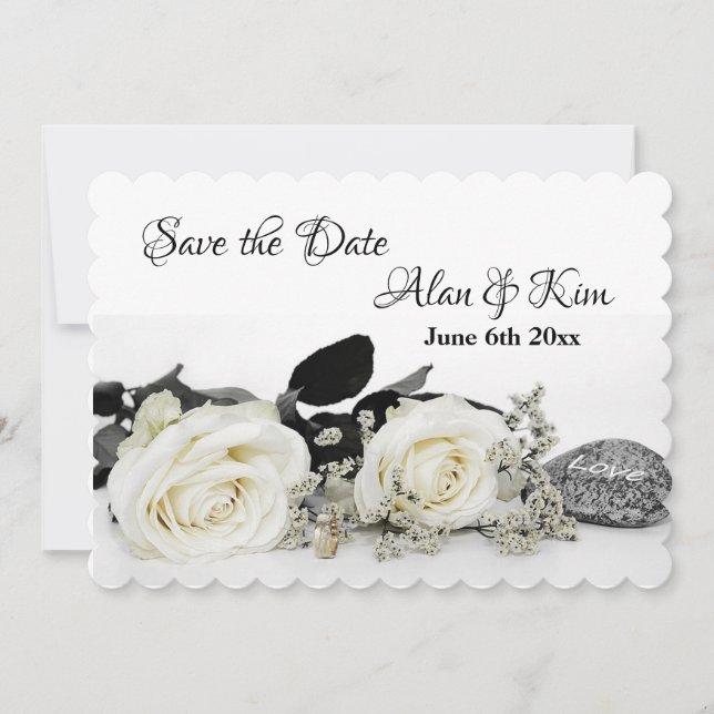 Save the Date Rose (Vorderseite)