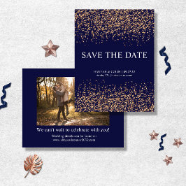 Save The Date Rose De Marine Romantique Gold Stardust Enregistre