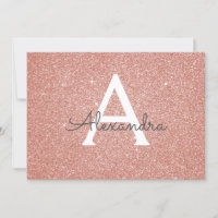 Rose Gold Sparkle Parties scintillant Sweet 16 Enr
