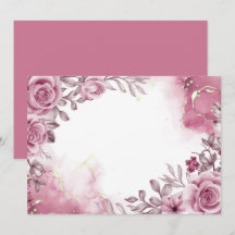 Rose rose personnalisée