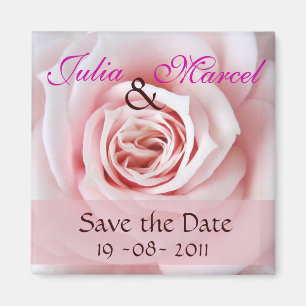 Save the Date Rosenmagnet Magnet