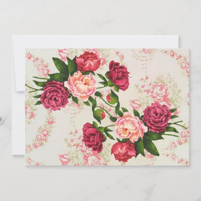 Save The Date Roses Roses Roses Sauver La Date (Devant)