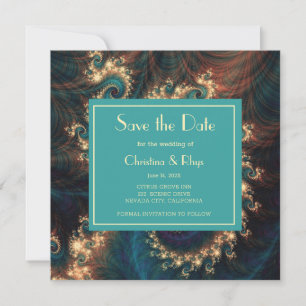 Save The Date Rouge Classé Enregistrer la date