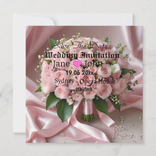 Save The Date "Rouge de l'amour : Un bouquet de romance intempor