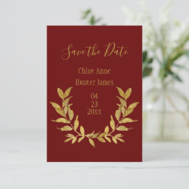 Save The Date Rouge or élégant