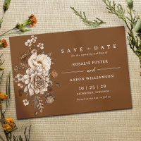 Rouille orange brûlée | Moody Fall Boho Mariage