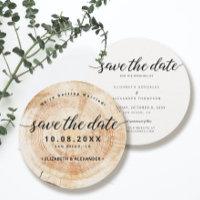 Rustic Simple Wood Grange Pas de Mariage photo