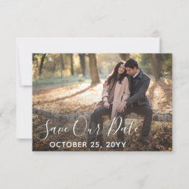 Save the Date rustikales Foto für Hochzeiten