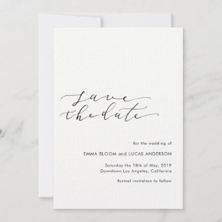 Save The Date Rustique Enregistrer la date