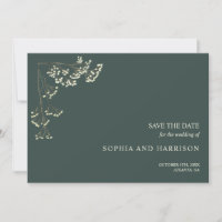 Rustique Gypsophila Green Wedding Enregistrer La D