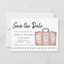 Sacoche de mariage de destination Enregistrer la c
