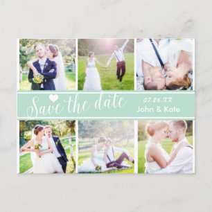 SAVE THE DATE Sage Wedding 6 FOTO Postkarte
