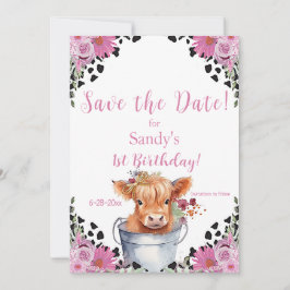 Save The Date Saint Vache premier anniversaire Sauvez la date